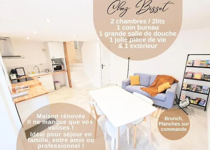 Chez Bisset_2chambres 4personnes Tatil Evi